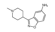 3-(1-methylpiperidin-4-yl)-1,2-benzoxazol-5-amine Structure