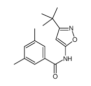 N-(3-tert-butyl-1,2-oxazol-5-yl)-3,5-dimethylbenzamide结构式