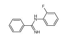 N-(2-fluorophenyl)-benzamidine结构式