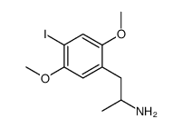 1-(4-Iodo-2,5-dimethoxyphenyl)-2-propanamine结构式