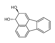 Fluoranthene trans-2,3-dihydrodiol structure