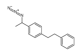 1-(1-azidoethyl)-4-(2-phenylethyl)benzene Structure