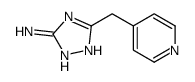 5-(Pyridin-4-ylmethyl)-4H-1,2,4-triazol-3-amine Structure