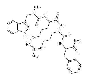 TRP-NLE-ARG-PHE-NH2: W-NLE-RF-NH2图片