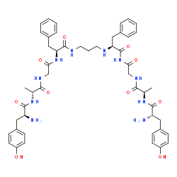 tyrosyl-alanyl glycyl-phenylalaninamide-propyl-phenylalaninamide-glycyl-alanyl-tyrosine Structure