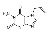 1-amino-3-methyl-7-prop-2-enylpurine-2,6-dione Structure