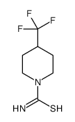 4-(trifluoromethyl)piperidine-1-carbothioamide结构式