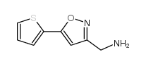 (5-THIEN-2-YLISOXAZOL-3-YL)METHYLAMINE structure