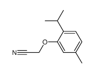 thymoxyacetonitrile Structure