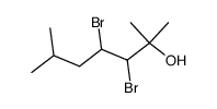 3,4-dibromo-2,6-dimethyl-heptan-2-ol Structure