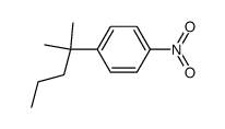 1-(1,1-dimethyl-butyl)-4-nitro-benzene Structure