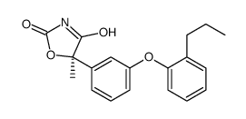 (5R)-5-methyl-5-[3-(2-propylphenoxy)phenyl]-1,3-oxazolidine-2,4-dione Structure