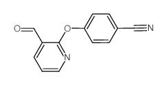 4-[(3-FORMYL-2-PYRIDINYL)OXY]BENZENECARBONITRILE structure