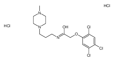 N-[3-(4-methylpiperazin-1-yl)propyl]-2-(2,4,5-trichlorophenoxy)acetamide,dihydrochloride结构式