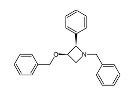(2R,3R)-1-benzyl-3-(benzyloxy)-2-phenylazetidine Structure