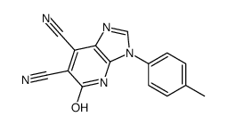 3H-Imidazo[4,5-b]pyridine-6,7-dicarbonitrile,4,5-dihydro-3-(4-methylphenyl)-5-oxo- picture