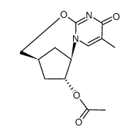 (6R,7R,9S)-3-methyl-2-oxo-7,8,9,10-tetrahydro-2H,6H-6,9-methanopyrimido[2,1-b][1,3]oxazocin-7-yl acetate结构式