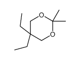 5,5-diethyl-2,2-dimethyl-1,3-dioxane结构式