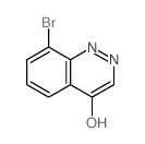 8-bromo-1H-cinnolin-4-one Structure