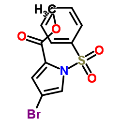 4-溴-1-(苯磺酰基)-1H-吡咯-2-羧酸甲酯图片