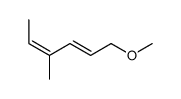 1-methoxy-4-methylhexa-2,4-diene结构式