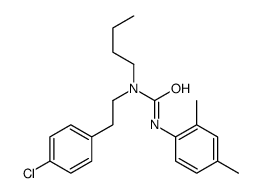 1-butyl-1-[2-(4-chlorophenyl)ethyl]-3-(2,4-dimethylphenyl)urea Structure