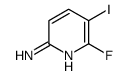 5-碘-6-氟吡啶-2-胺结构式