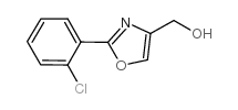 [2-(2-CHLORO-PHENYL)-OXAZOL-4-YL]-METHANOL Structure