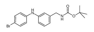 N-(4-BROMOPHENYL-N-(3-BOC-AMINOMETHYLPHENYL)AMINE Structure