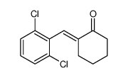 2-[(2,6-dichlorophenyl)methylidene]cyclohexan-1-one Structure