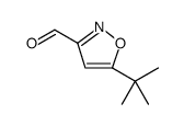 3-Isoxazolecarboxaldehyde, 5-(1,1-dimethylethyl)- (9CI)结构式
