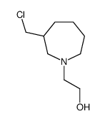 2-[3-(chloromethyl)azepan-1-yl]ethanol结构式