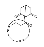 2-butanoyl-5-cyclododeca-4,8-dien-1-ylcyclohexane-1,3-dione Structure