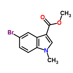 Methyl 5-bromo-1-methyl-1H-indole-3-carboxylate Structure