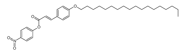 (4-nitrophenyl) 3-(4-octadecoxyphenyl)prop-2-enoate Structure