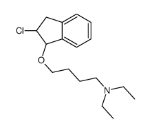 4-[(2-chloro-2,3-dihydro-1H-inden-1-yl)oxy]-N,N-diethylbutan-1-amine Structure