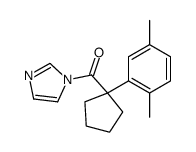 [1-(2,5-dimethylphenyl)cyclopentyl]-imidazol-1-ylmethanone Structure