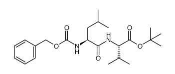 N-Cbz-L-leucyl-L-valine tert-butyl ester Structure