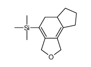3,5,5a,6,7,8-hexahydro-1H-cyclopenta[e][2]benzofuran-4-yl(trimethyl)silane结构式