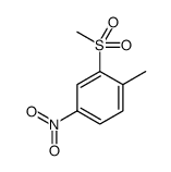 Benzene, 1-methyl-2-(methylsulfonyl)-4-nitro Structure