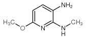 2-Methylamino-3-amino-6-methoxypyridine structure