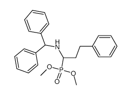 dimethyl (1-(benzhydrylamino)-3-phenylpropyl)phosphonate Structure