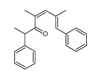 4,6-dimethyl-2,7-diphenylhepta-4,6-dien-3-one结构式