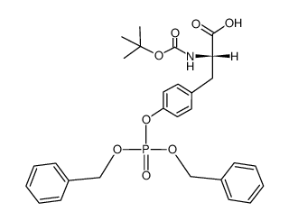 BOC-TYR(PO3BZL2)-OH Structure