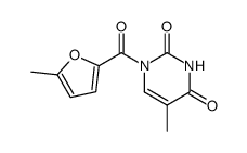 1-(5-Methyl-2-furoyl)thymine结构式