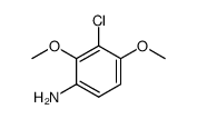 3-chloro-2,4-dimethoxy-aniline Structure