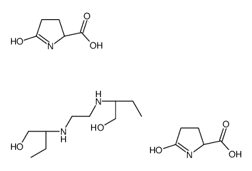 5-oxo-L-proline, compound with [S-(R*,R*)]-2,2'-(ethylenediimino)dibutan-1-ol (2:1) picture