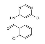 Benzamide, 2-chloro-N-(6-chloro-4-pyrimidinyl) Structure