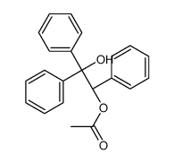 (1S)-2-Hydroxy-1,2,2-triphenylethyl acetate结构式