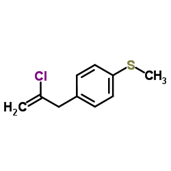 4-(2-Chloroprop-2-en-1-yl)phenyl methyl sulfide Structure